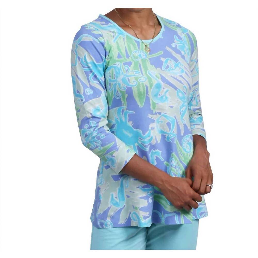 NEW ANA CLARE chloe under the sea critters swing top